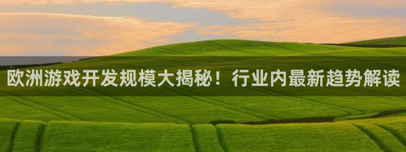 沐鸣平台代理注册多少钱啊一年：欧洲游戏开
