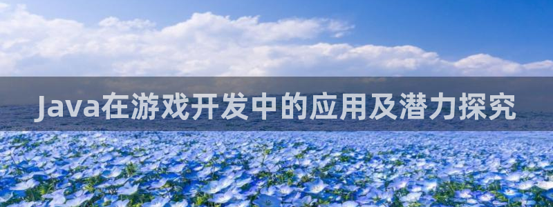 沐鸣科技和沐瞳科技哪个好：Java在游戏