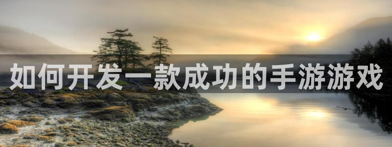 沐鸣总代~53866：如何开发一款成功的