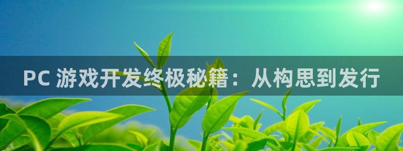沐鸣1在线登陆：PC 游戏开发终极秘籍：
