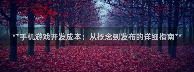 沐鸣平台负责人是谁：**手机游戏开发成本