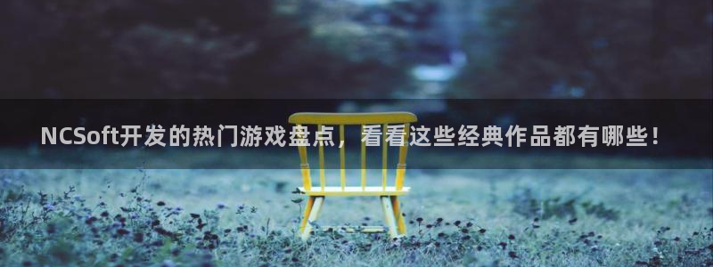 沐鸣登录网址是什么：NCSoft开发的热