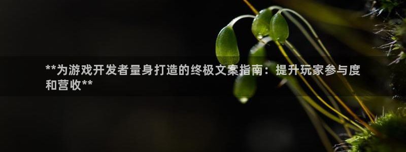 沐鸣娱乐官网登录：**为游戏开发者量身打