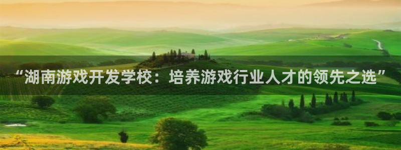 沐鸣娱乐官方网站入口下载：“湖南游戏开发学校：培养